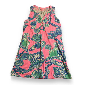 Lilly Pulitzer Essie Barefoot Princess Seashell Pink Pout Dress XS